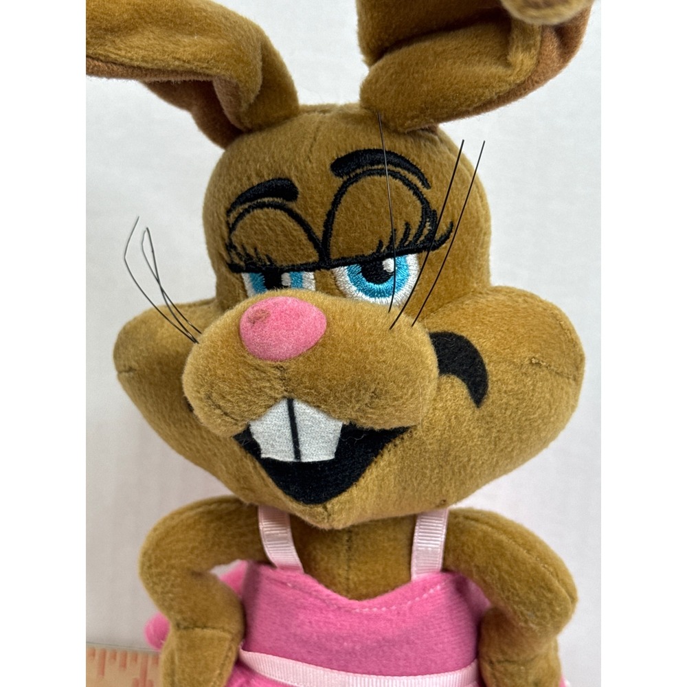 Rare Jackrabbit Dance Mascot Bunny Plush Ballerina Pink Tutu Soft Stuff Promo - Picture 3 of 8